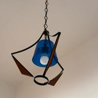 Lampada a sospensione di sesign anni 50/60