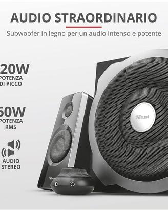 Tytan Set Altoparlanti 2.1 Con Subwoofer
