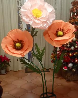 Fiori  giganti artificiali