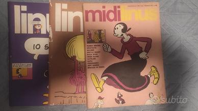 2 fumetti Linus anni 70 e un inserto midilinus