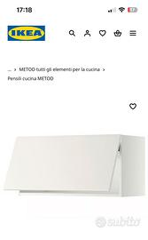 Pensili orrizontali cucina Ikea