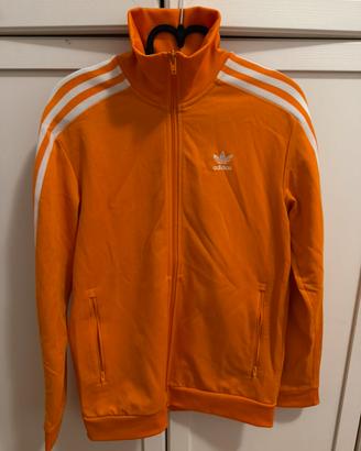Adidas originals felpa track jacket arancione tagl