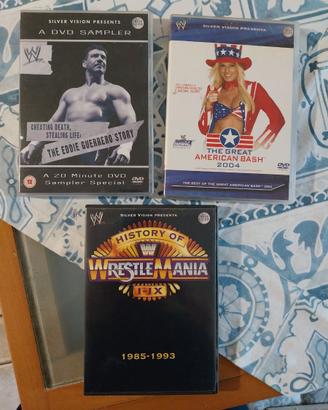 3 DVD wrestling