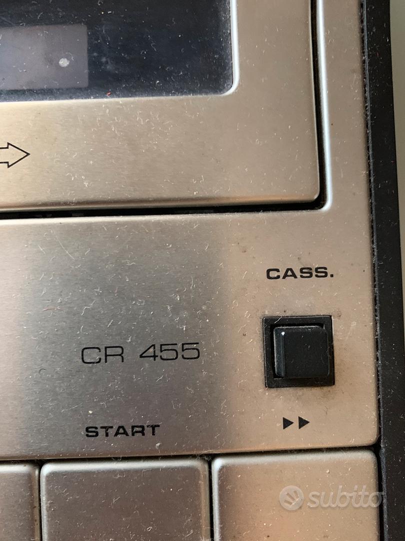 Lecteur Cassette Grundig CR 455 Vintage – Fonctionne, Noir, Années 70