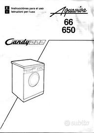 Libretto istruzioni Candy Aquaviva 66 650
