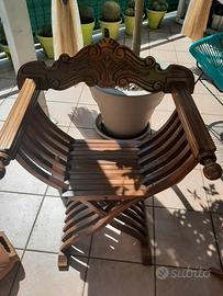 Sedia in legno pieghevole