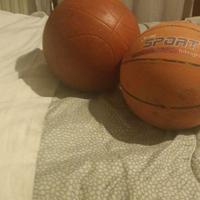 palloni da basket + calcio