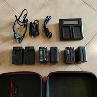 Batterie per camere e luci