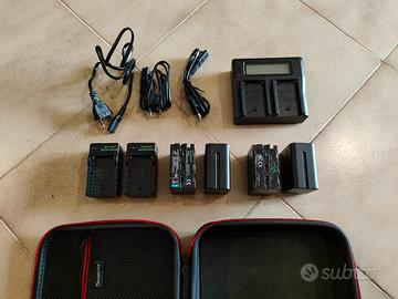 Batterie per camere e luci