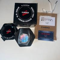 G shock nero con quandrante multicolor