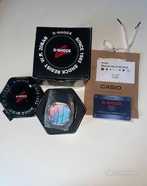 G shock nero con quandrante multicolor