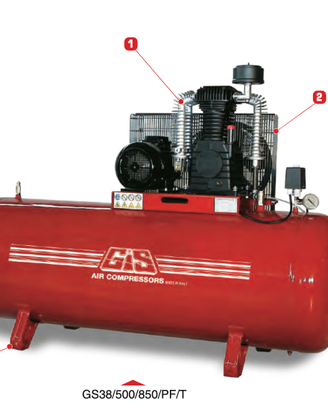 Compressore GIS 500 litri volt 380