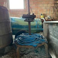 Torchio in legno per uva