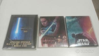 star wars trilogia sequel blu-ray 