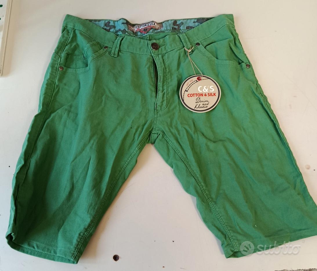 Accessori Cotton E Silk Pantaloni Corti Uomo Pantaloncini Di Lino