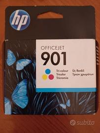 N. 5 CARTUCCE ORIGINALI HP OFFICEJET 901 TRICROMIA