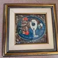 Quadro vintage , cornice cm. 32 x 32