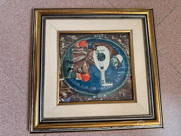 Quadro vintage , cornice cm. 32 x 32