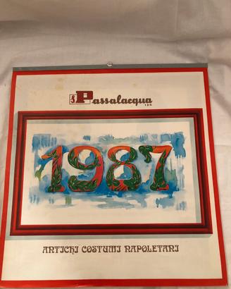 Calendario vintage torrefazione Passalacqua