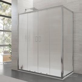 Box doccia 80x170 cm doppio scorrevole