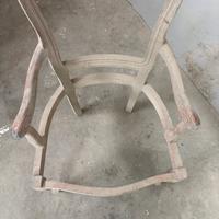 Poltrone grezze in legno