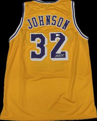 Maglia magic johnson firmata autenticata