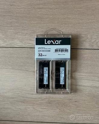 RAM Lexar 32GB DDR5 5600MHz SODIMM Nuova