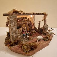 cascina rurale antica per presepi