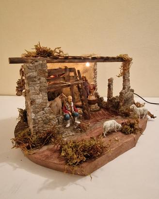 cascina rurale antica per presepi