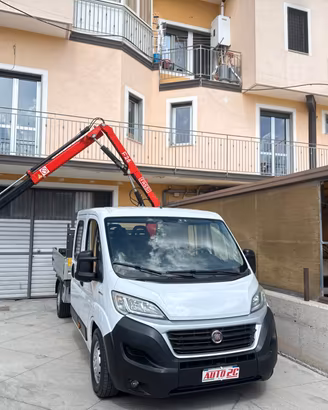 Fiat Ducato 2.3 MJT 130CV CASSONE GRU 7 POSTI