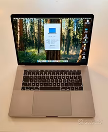 MacBook Pro 15” INTEL I9 del 2019