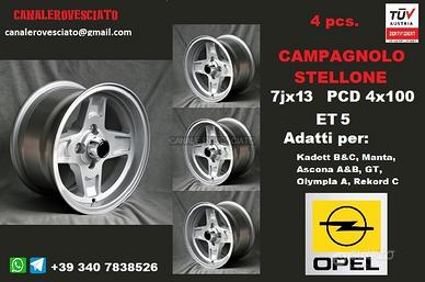 Cerchi Campagnolo stellone 7x13 4x100 Opel Ascona