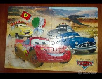 Puzzle e libro Cars