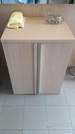 Mobile coprilavatrice 69,1x61 h.91,8 rovere chiaro