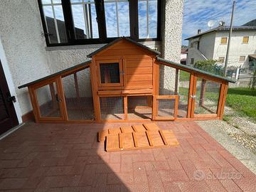 conigliera in legno