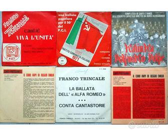 Raccolta dischi vinile canti-ballate antifasciste