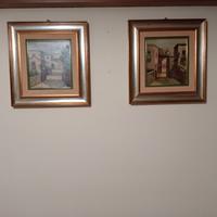 coppia di quadri restaurati. A. Grimaldi 