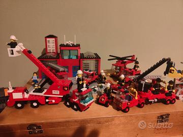 Otto set Lego city vintage Legoland pompieri