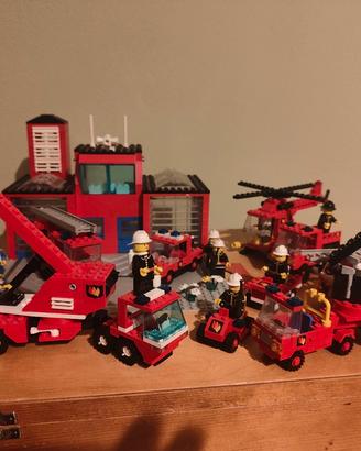 Otto set Lego city vintage Legoland pompieri