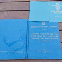 paracadutisti 1964 brevetto libretto lanci