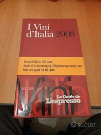 Libro I vini d'Italia 2008 Guide Espresso
