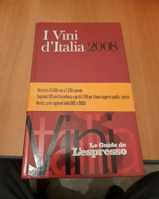 Libro I vini d'Italia 2008 Guide Espresso