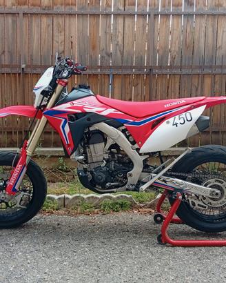 Honda CRF 450 RX Supermoto Red Moto motard