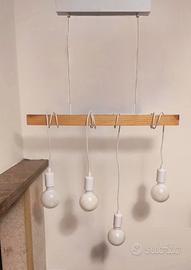Lampadario a sospensione Eglo Townshend 4 luci E27