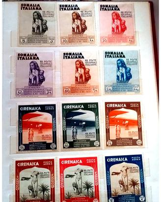 Francobolli Regno, Repubblica, Colonie