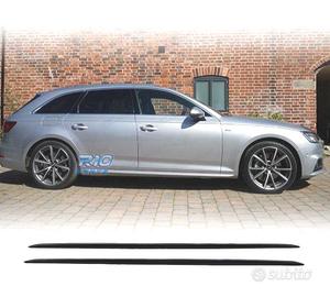 PROFILI LATERALI PER AUDI A4 B9 SLINE LOOK SEDAN A