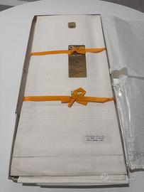 Asciugamani puro lino Giori Serie Oro Nuovi