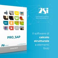 PRO_SAP LT 2si software calcolo strutturale