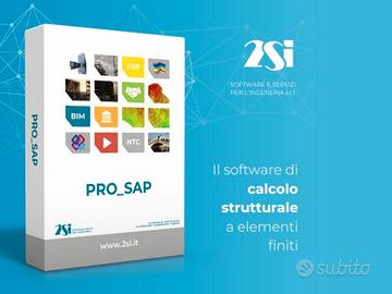 PRO_SAP LT 2si software calcolo strutturale