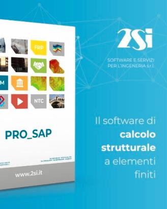 PRO_SAP LT 2si software calcolo strutturale